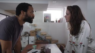 Chiwetel Ejiofor and Anne Hathaway in Locked Down