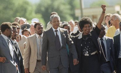 Mandela walks 
