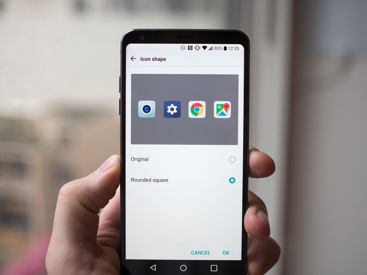 How to turn off the LG G6's 'squircle' icon frames | Android Central