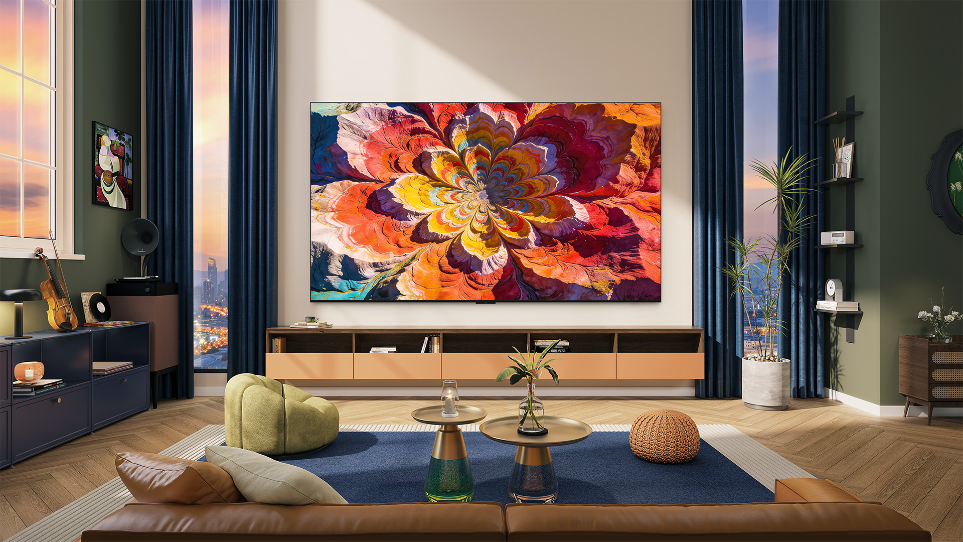 No need to wait for sunset &mdash; TCL's new Mini LED range delivers a punchy picture, even in light-filled living rooms.