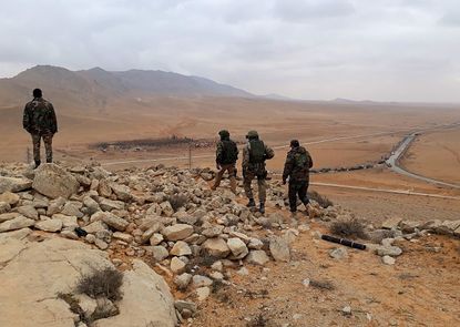 Syrian forces prepare to retake Palmyra from the Islamic State.
