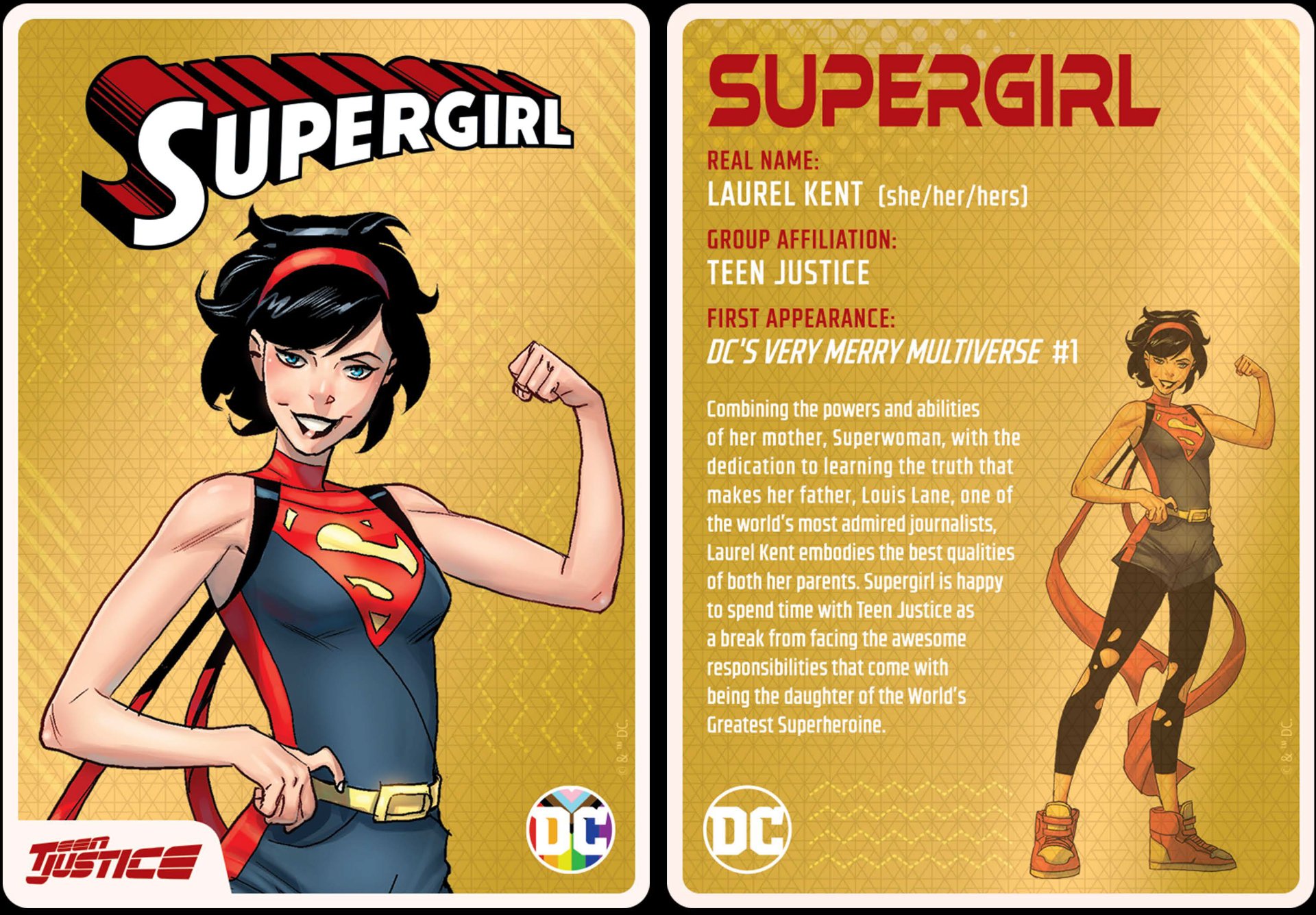 Supergirl (Laurel Kent) - She's in Multiversity: Teen Justice