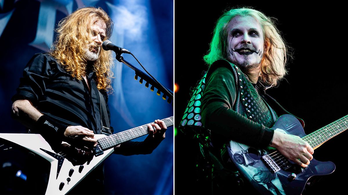 [L-R] Dave Mustaine and John 5