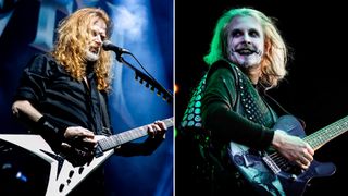 [L-R] Dave Mustaine and John 5