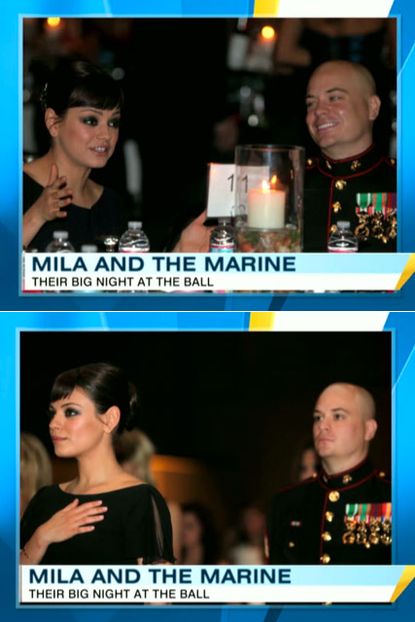 Mila Kunis -Marine Sergeant gushes about date with Mila Kunis - Mila Kunis date with Marine - Marie Claire - Marie Claire UK