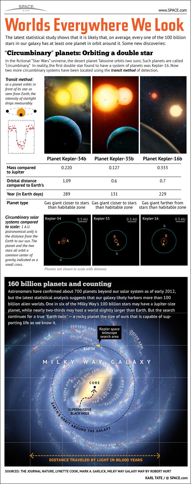 A Galaxy Full of Alien Planets (Infographic) | Space