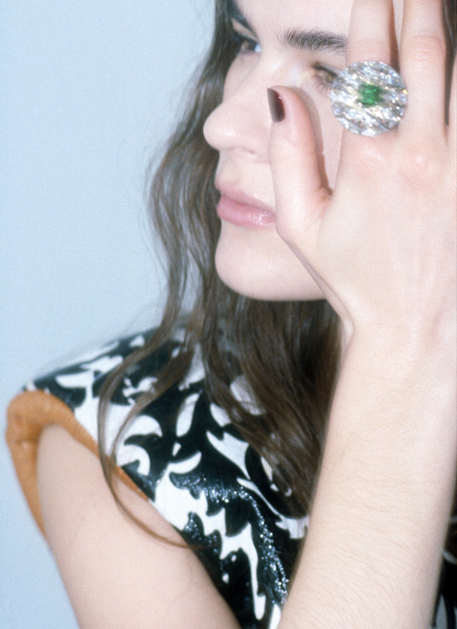 high jewellery on a model