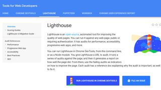 Audit any live site to get an assessment of its performance and accessibility