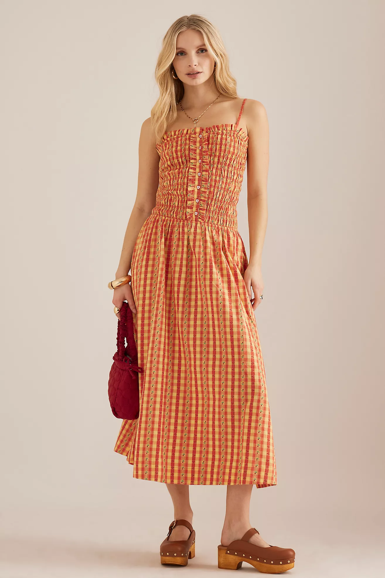 Damson Madder Grace Midi Dress