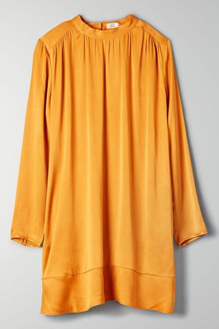 Long-sleeve Mini Dress With Pockets