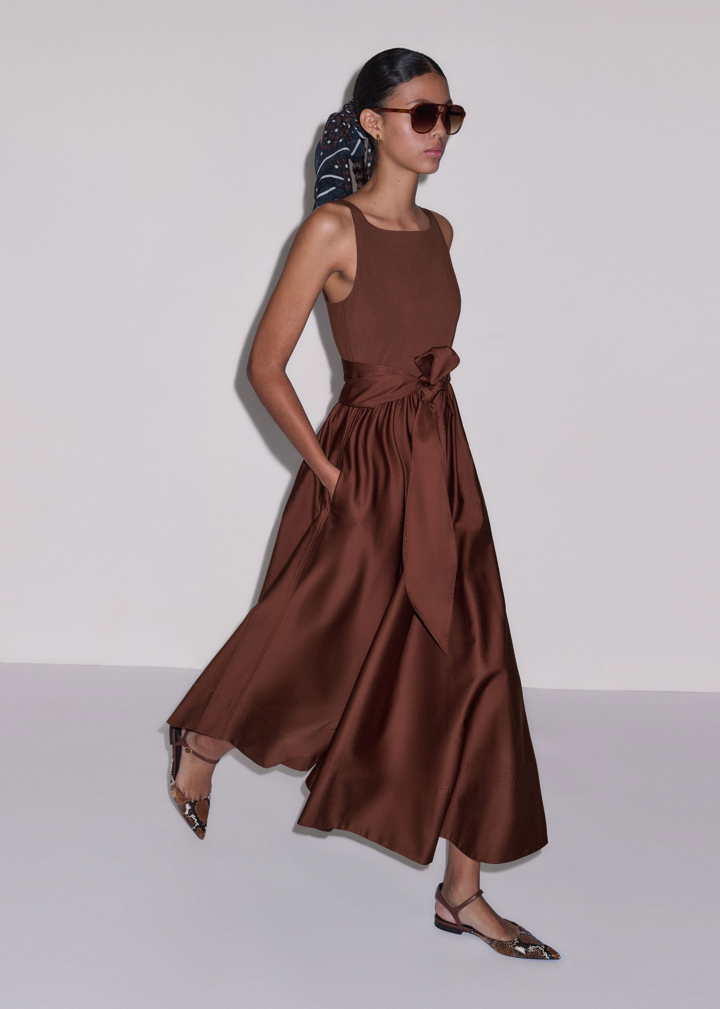 Fit + Flare Maxi Dress