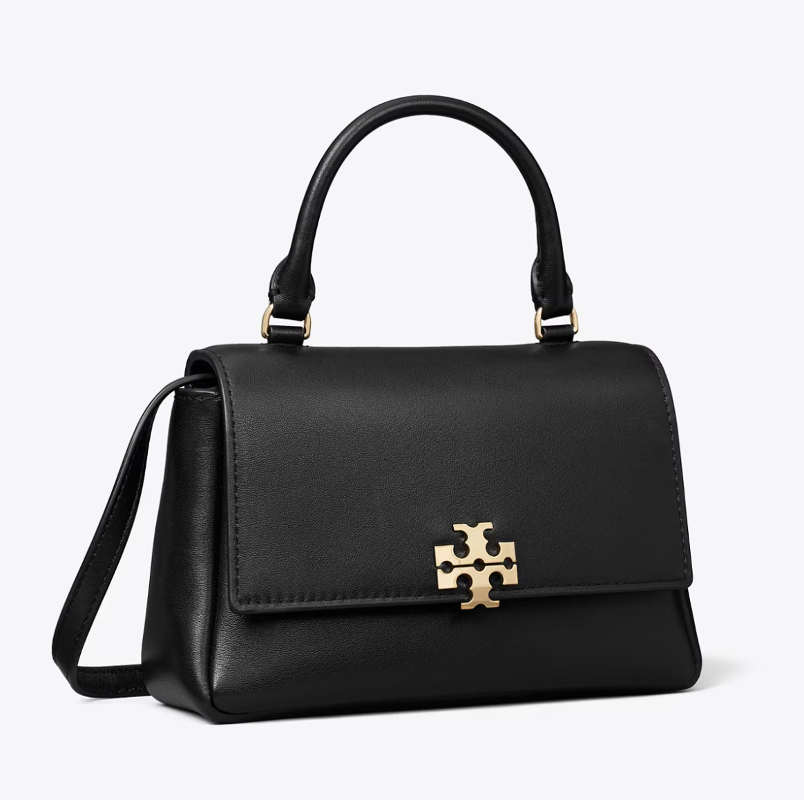 Tory Burch, Mini Charlie Top-Handle Crossbody in White, Size Os