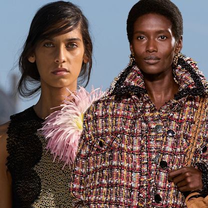 Two models from the fall/winter 2026 collections.