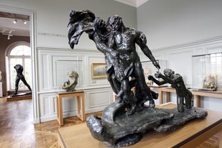 Camille Claudel's 1893 sculpture "L'Age Mur" (The Age of Maturity)