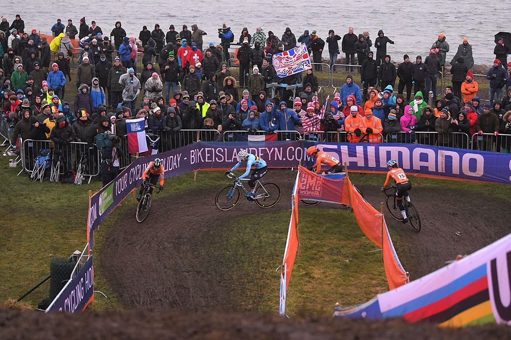Sanne Cant (Belgium) wins her third world title at the UCI Cyclo-cross World Championships Bogense