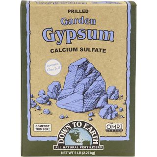 Calcium sulphate for gardens