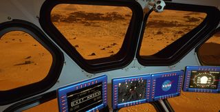 Mars 2030 virtual reality