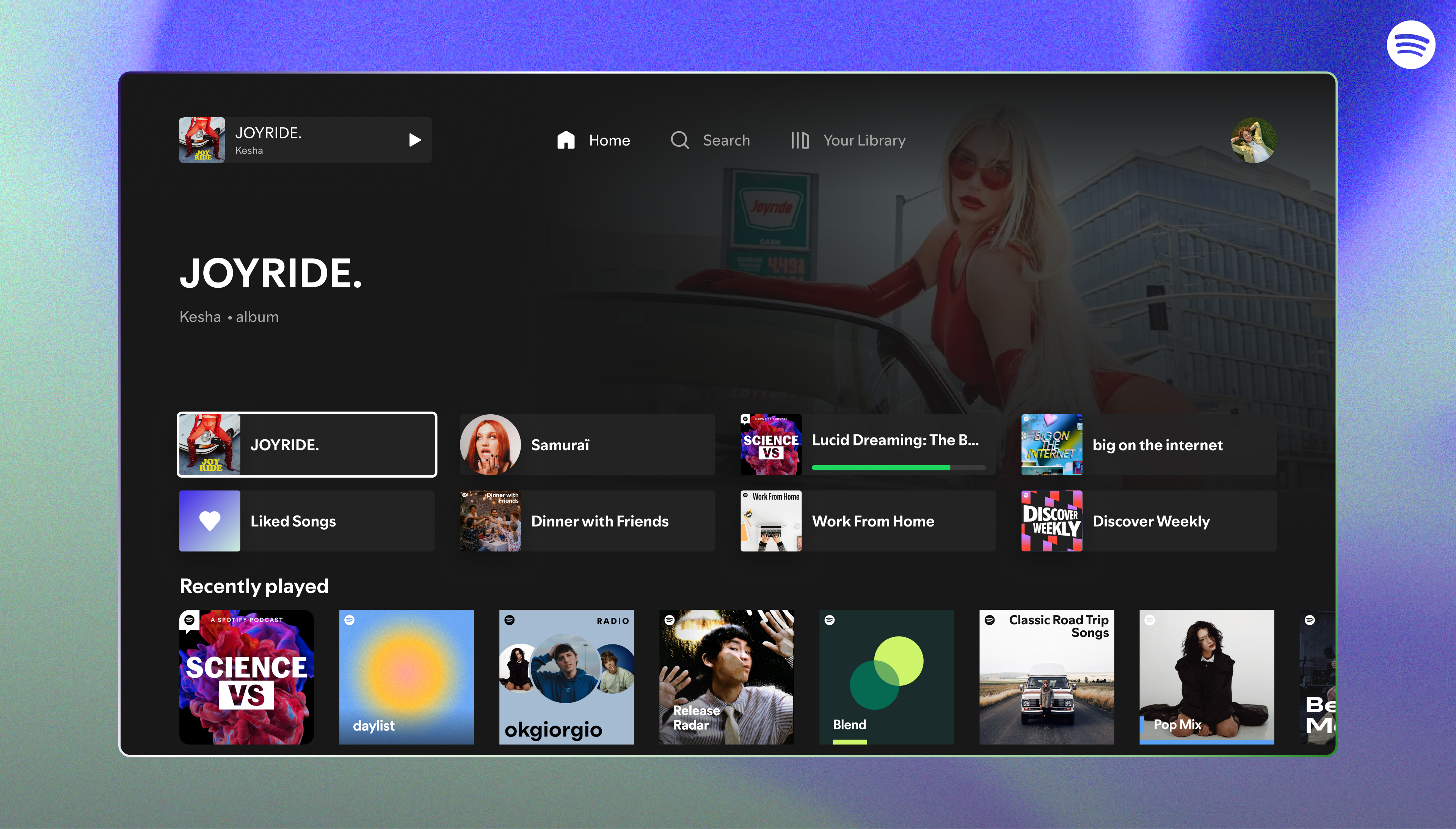 Spotify October 2025 update on Apple TV