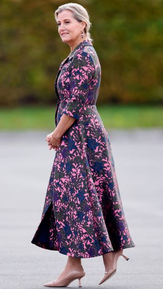 Sophie, Duchess of Edinburgh, in her role as Royal Colonel 5th Battalion, The Rifles, attends a 5 RIFLES Homecoming Parade in 2024