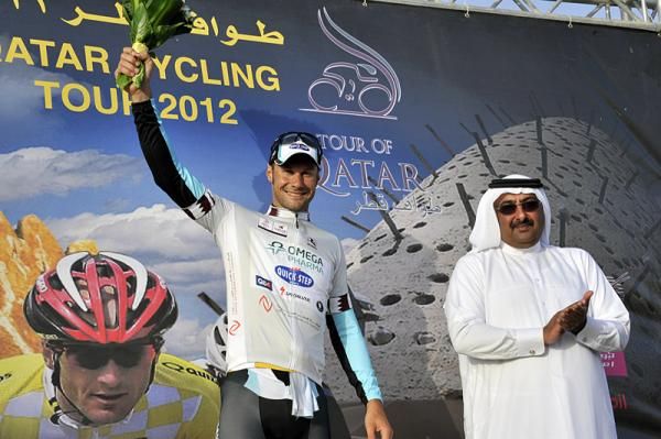 Tom Boonen (Omega Pharma-Quick Step) is the points classification leader.