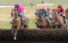 Ski Dazzle, Emma Bell, Ordis Rise, J Jarrett South Midlands Area Point to Point 07.02.10