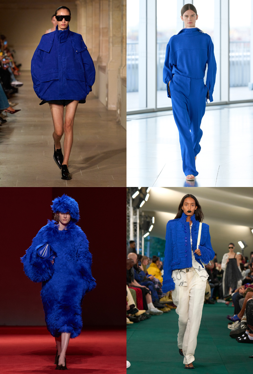 An image of the cobalt blue colour trend, one of the biggest colour trends for summer 2026.