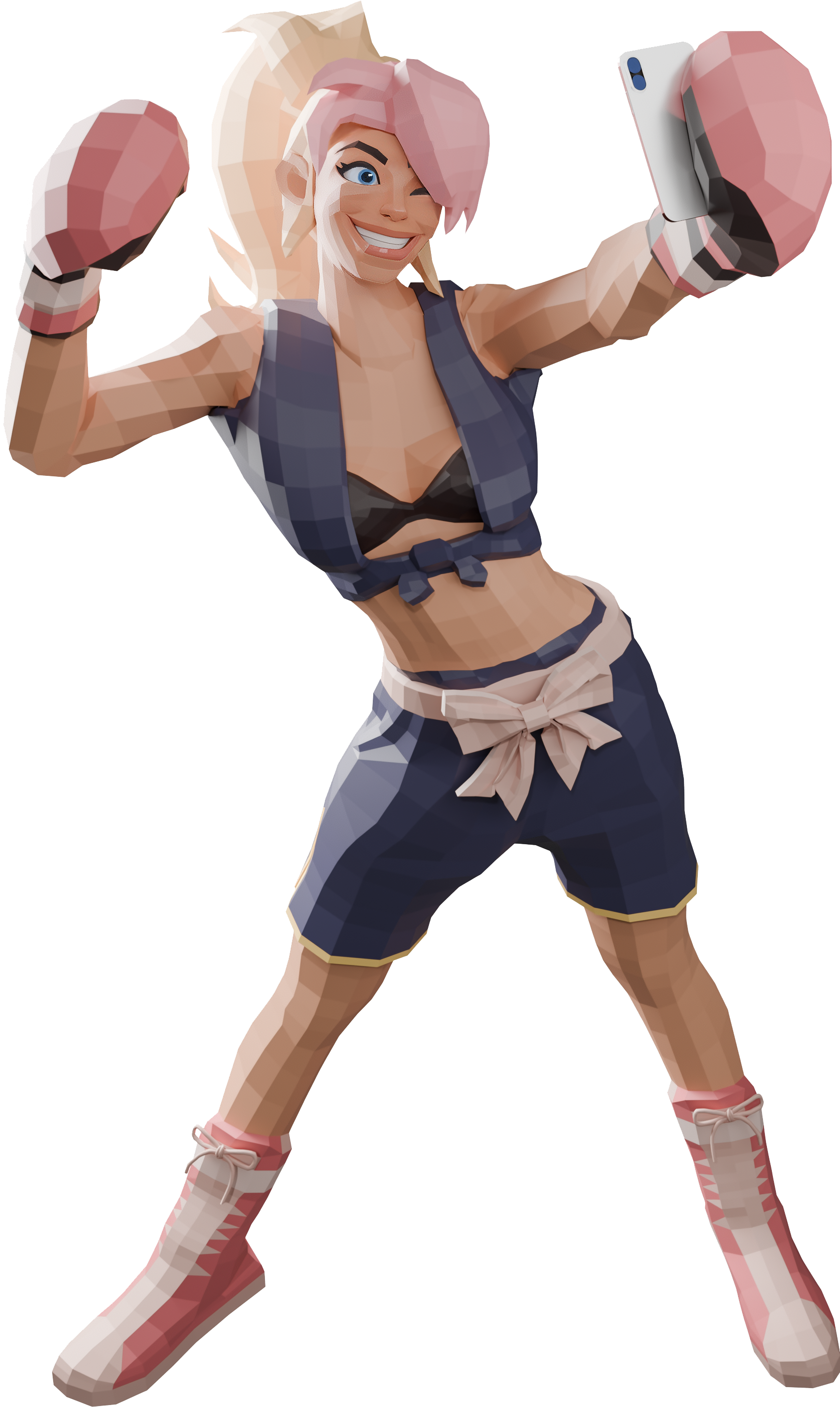 A retro fighting game