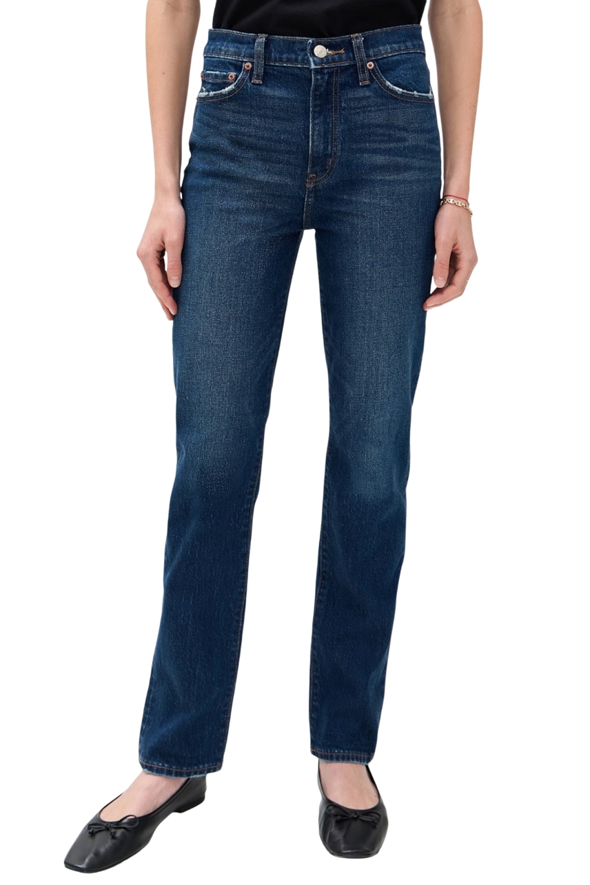Daze, Smarty Pants High Rise Slim Straight Jeans