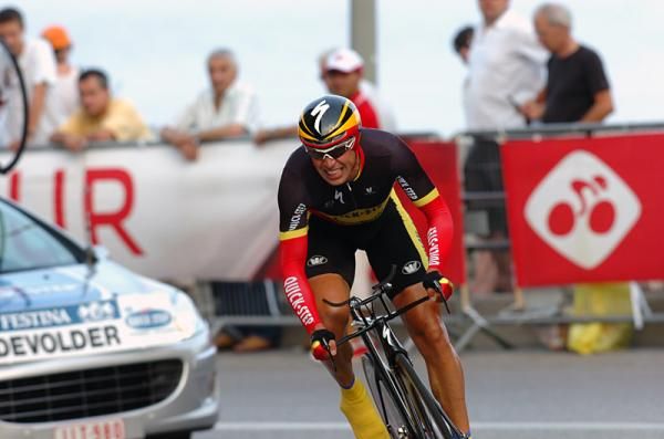Belgian time trial champion Stijn Devolder (Quick Step) finished in 124th place.