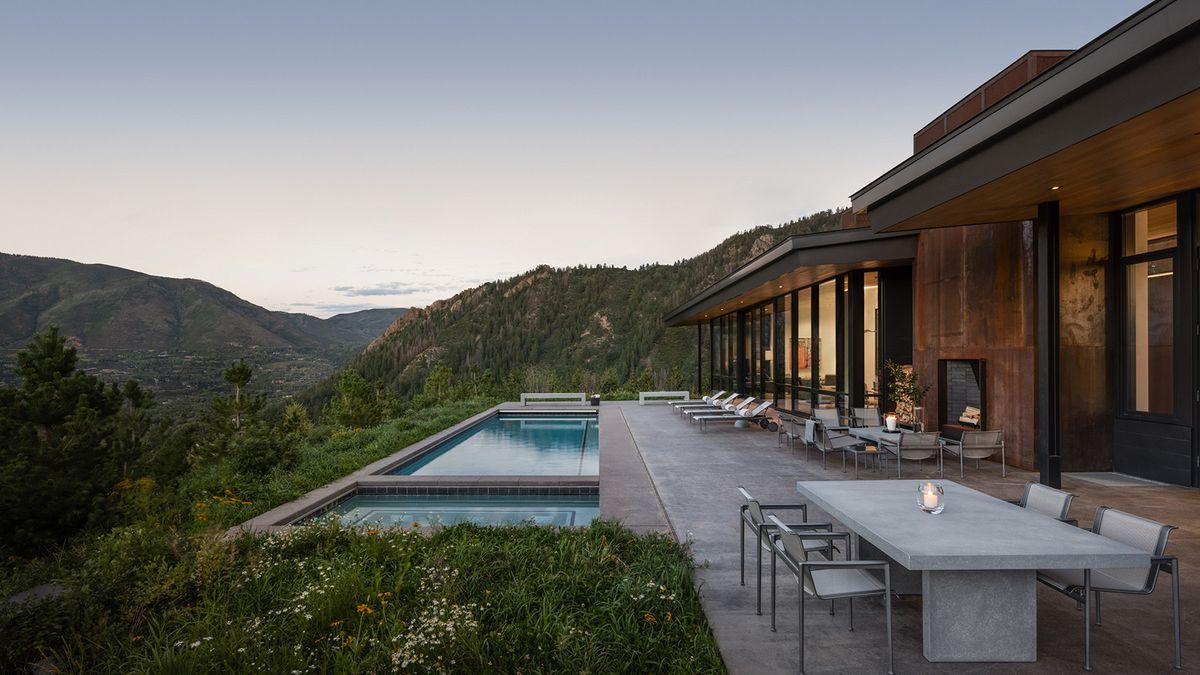 Tour this tranquil, elegant Aspen home that combines art and nature
