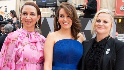 Tina Fey, Maya Rudolph and Amy Poehler reunited to watch 'Mean Girls' the musical.