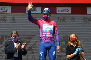 Remco Evenepoel leads the Vuelta a Burgos