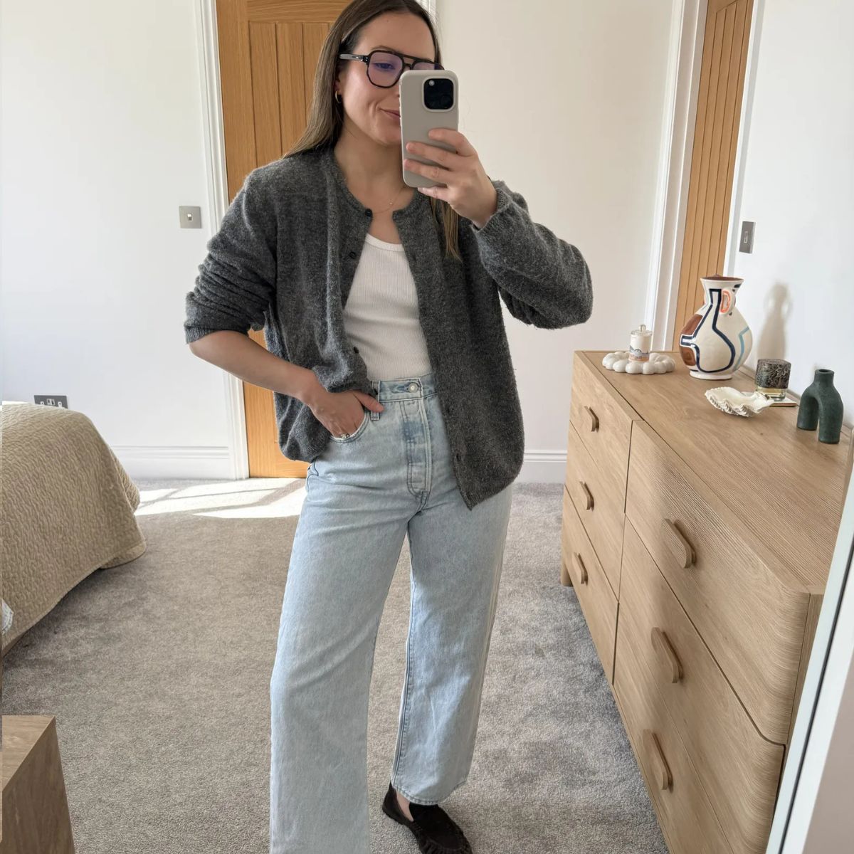 petite editor Emily Dawes wears spring capsule basics for 2026