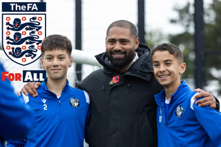 FA launch new grassroots strategy with Glen Johnson the ambassador for the day