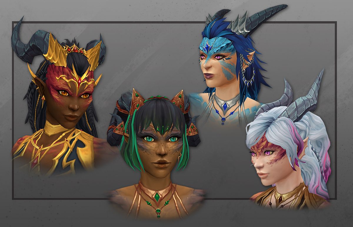 Dracthyr concept art (visage form)