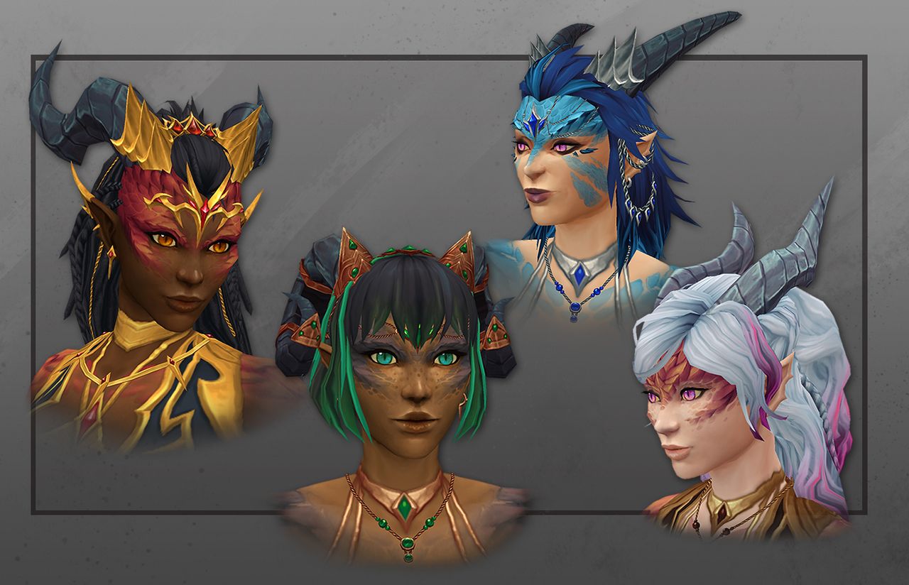 Dracthyr concept art (visage form)