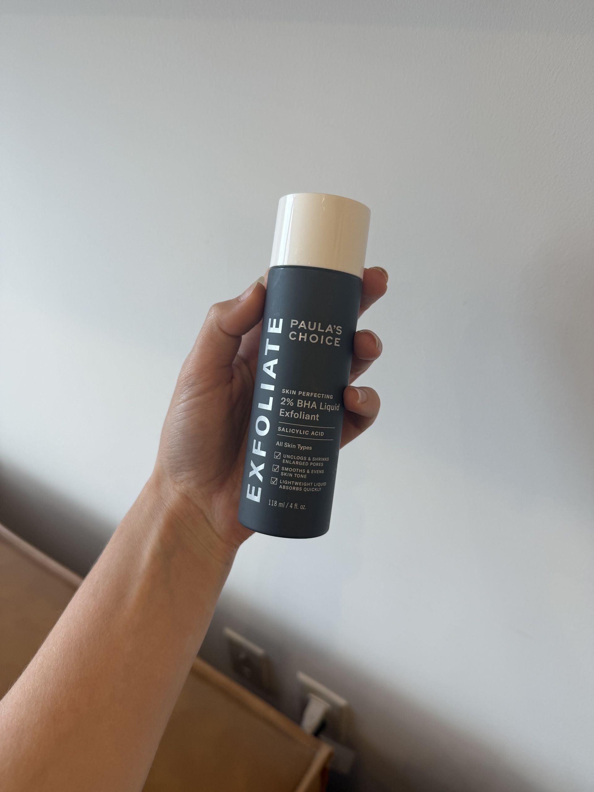 Jamie Schneider using her favorite Amazon beauty products