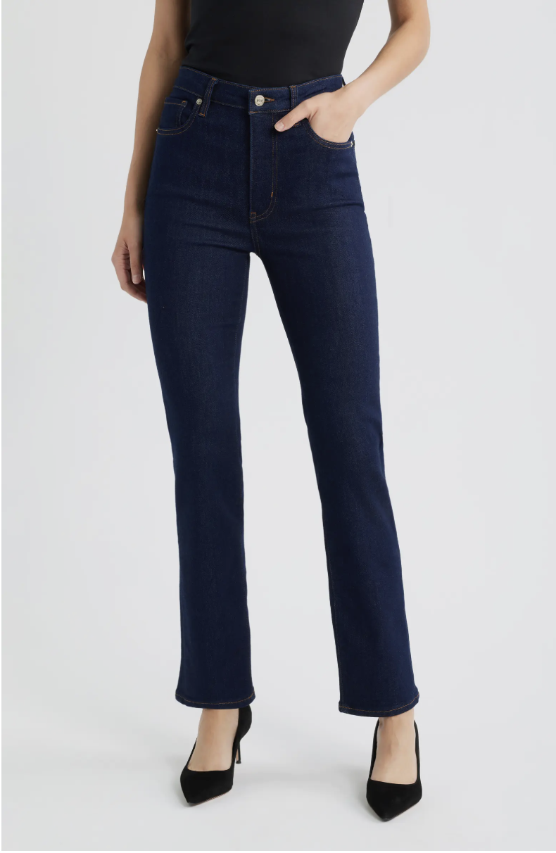 FRAME, The Pencil High Waist Slim Straight Leg Jeans