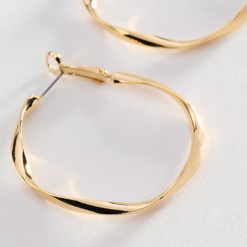 Image of gold earrings