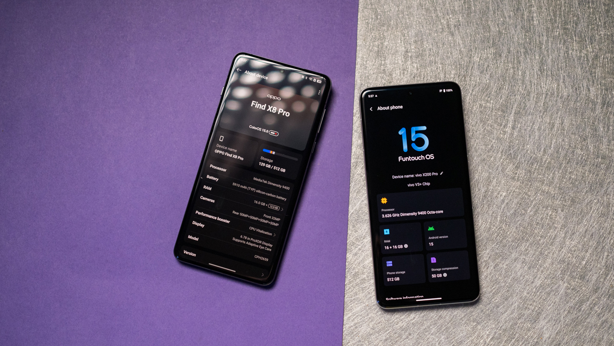 OPPO Find X8 Pro vs. Vivo X200 Pro