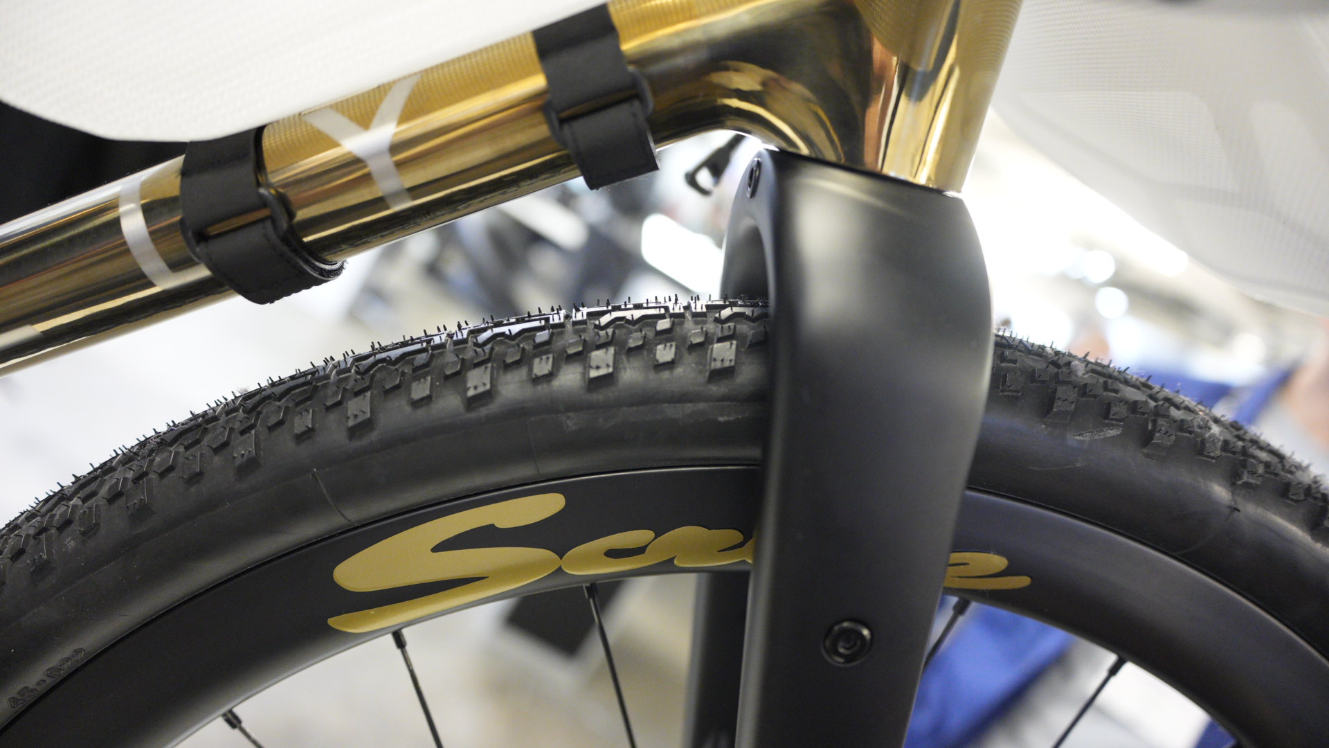 close up details of expensive bikes