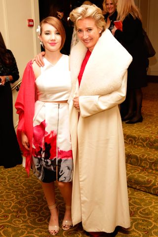 Emma Thompson and daughter at the EE British Academy Film Awards Dinner