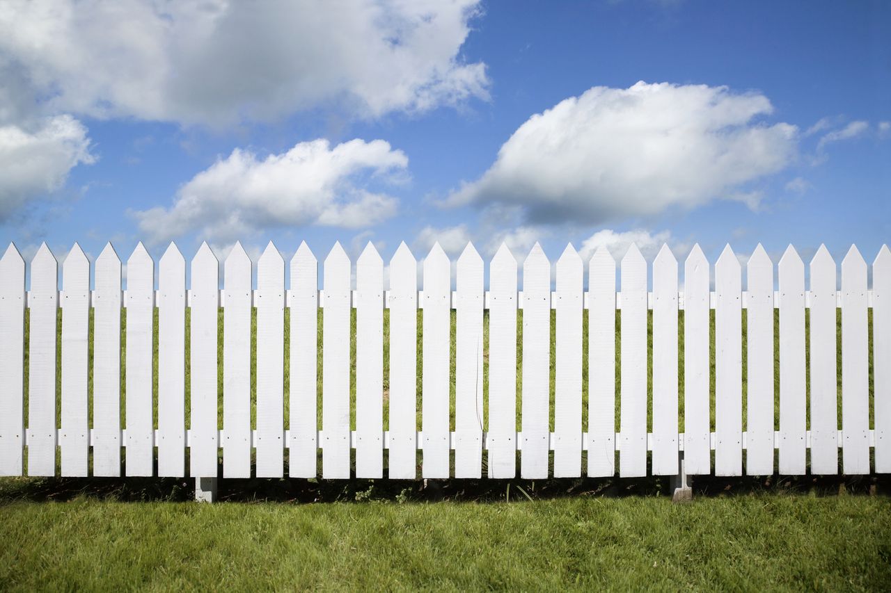 A fence.