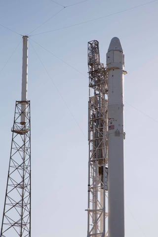 Falcon 9 on Pad 40