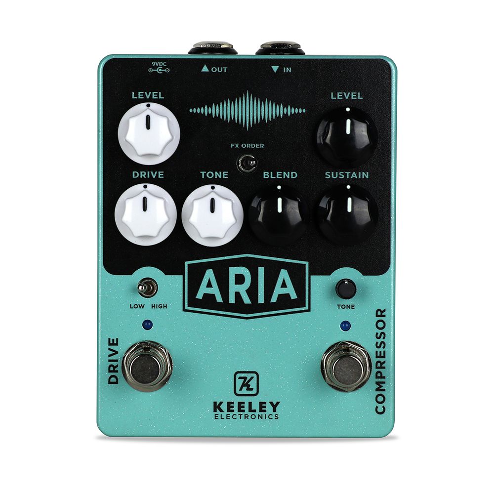 Keeley Electronics Releases Aria Compressor & Overdrive Pedal Guitar