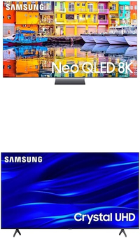 Samsung 85" Class QLED 8K QN900D smart TV: $8,445.98$7,999.99, includes FREE Samsung 65" TU690T&nbsp;smart TV