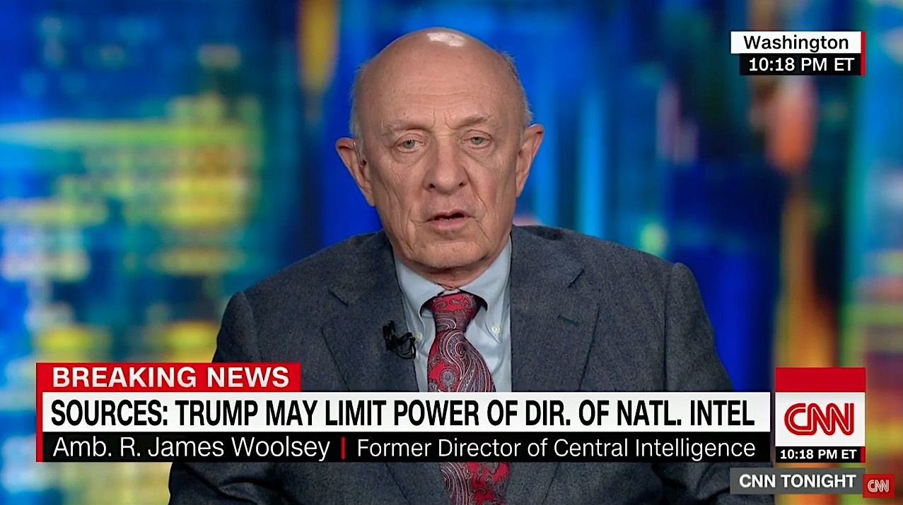 James Woolsey is not a fan of Julian Assange