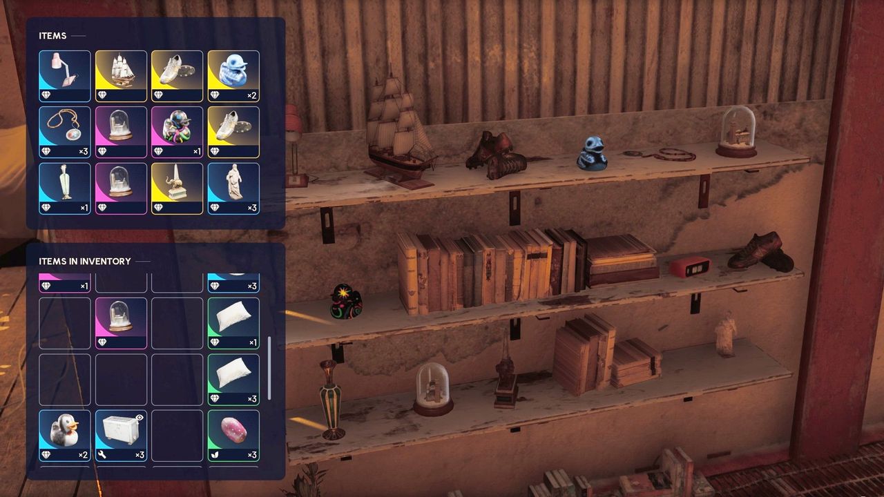 Arc Raiders furniture - Placinng items