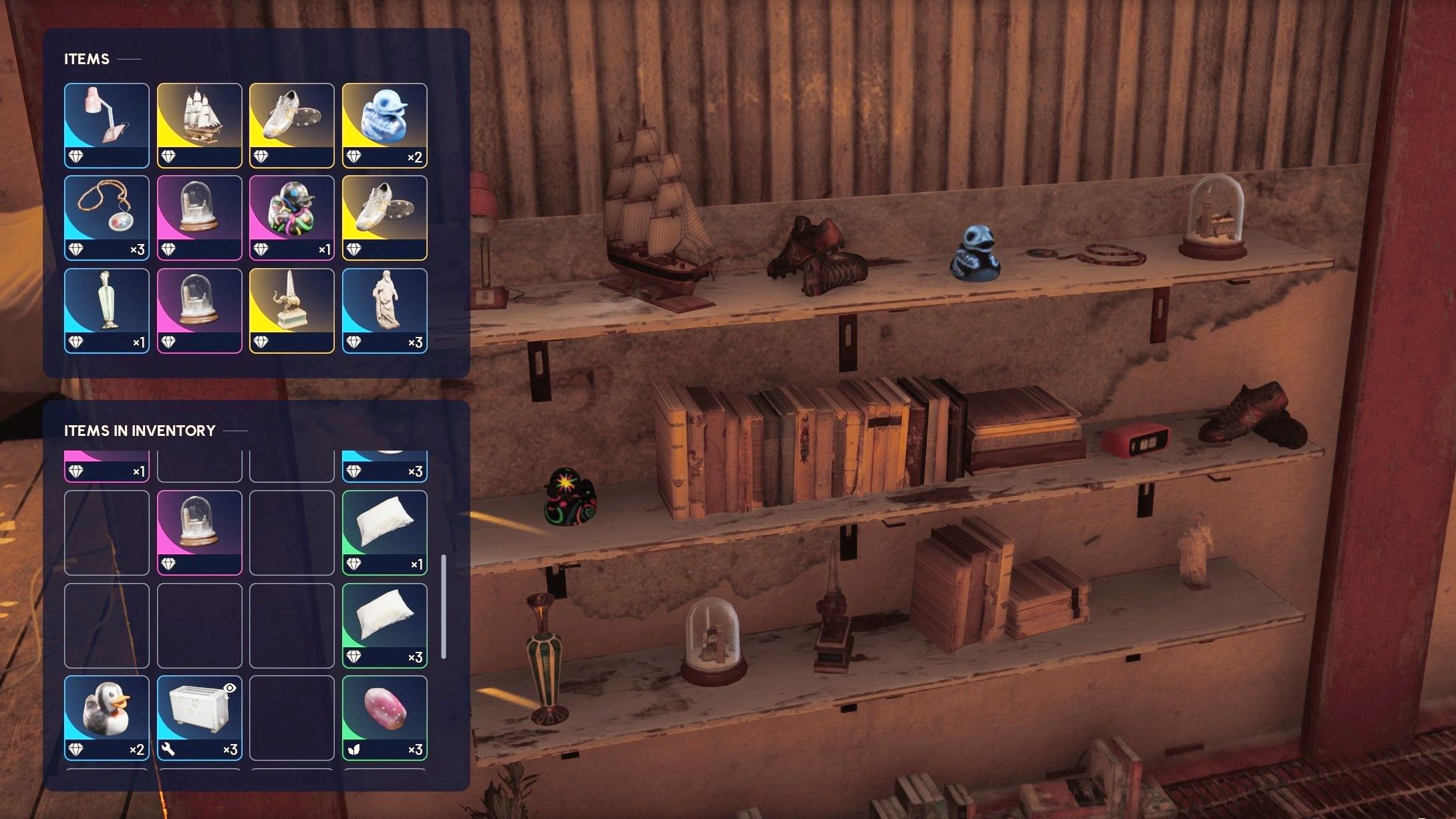 Arc Raiders furniture - Placinng items