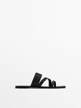 Massimo Dutti, Flat Slider Sandals